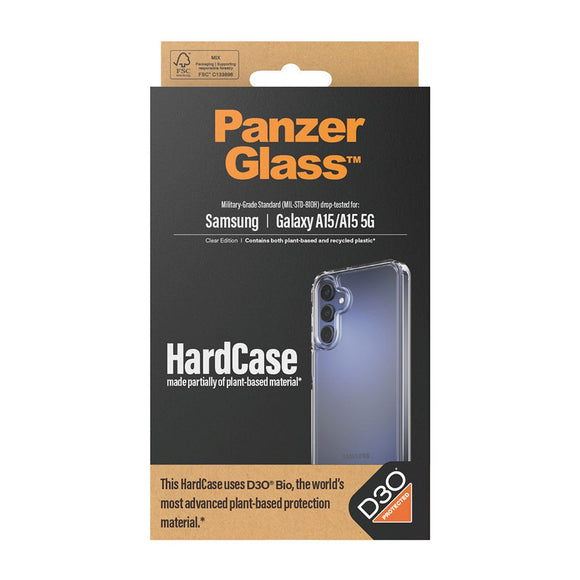 Samsung Galaxy A15 / A15 (5G) Cover PanzerGlass D3O Bio HardCase - Gennemsigtig