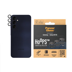 Samsung Galaxy A25 (5G) PanzerGlass Hoops - Kamerabeskyttelse - Gennemsigtig / Sort