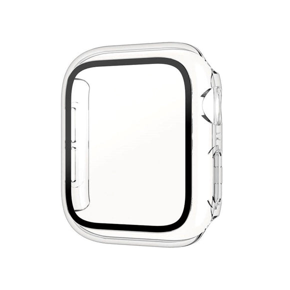 PanzerGlass Apple Watch 9/8/7 (45mm) Full Body Protection Cover + Indbygget Skærmbeskyttelse m. Anti-Bacterial - Gennemsigtig