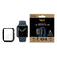 PanzerGlass Apple Watch 9/8/7 (45mm) Full Body Protection Cover + Indbygget Skærmbeskyttelse m. Anti-Bacterial - Sort