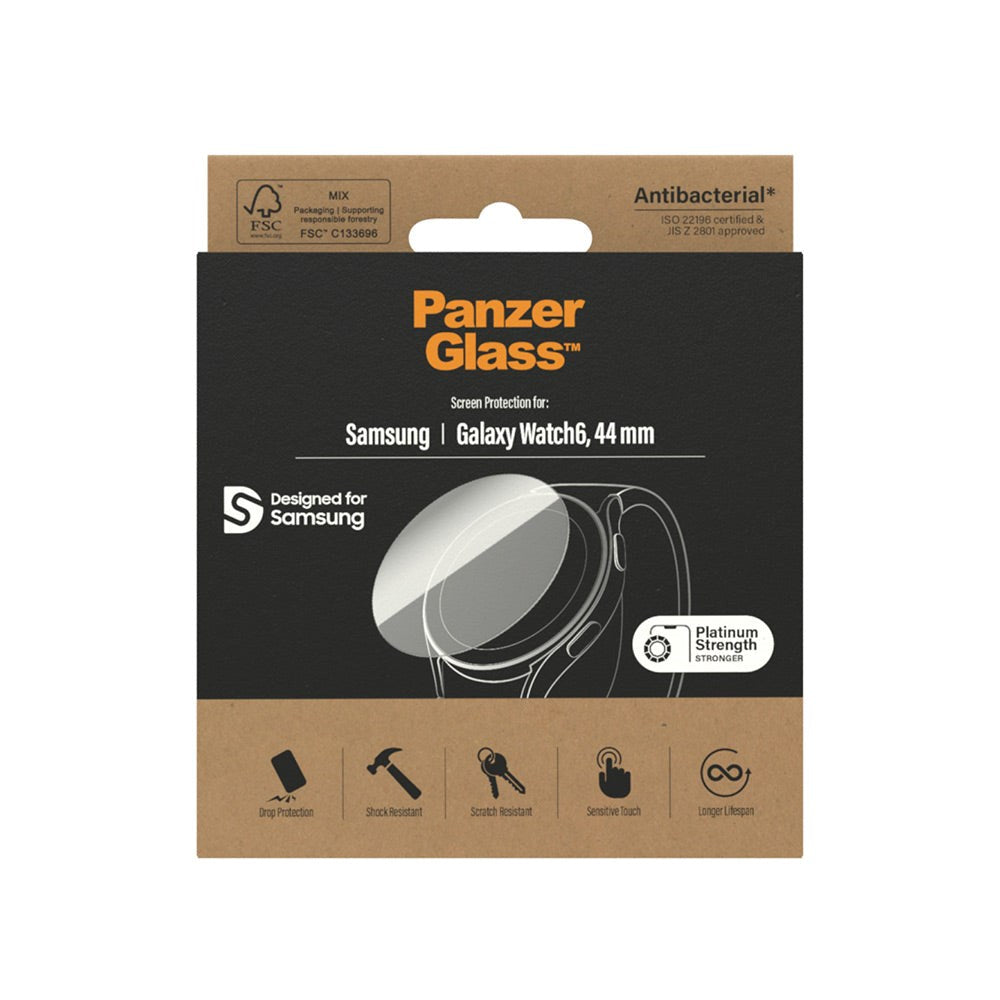 PanzerGlass Samsung Galaxy Watch 7 / 6 (44mm) Hærdet Glas - Gennemsigtig