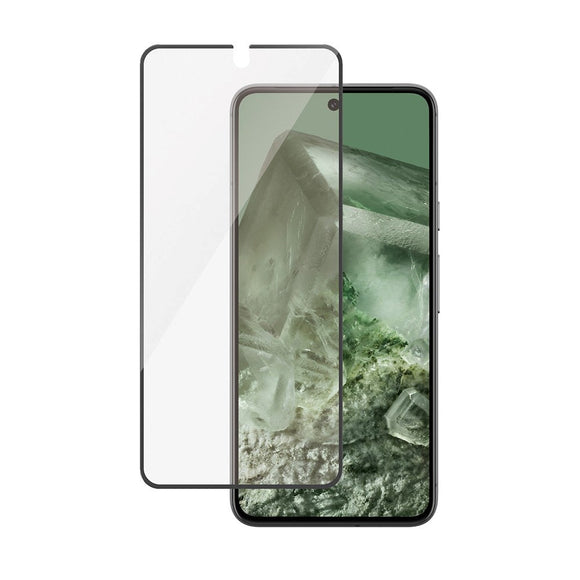 Google Pixel 8 PanzerGlass Ultra Wide Fit Skærmbeskyttelse - Platinum Strength - Sort Kant