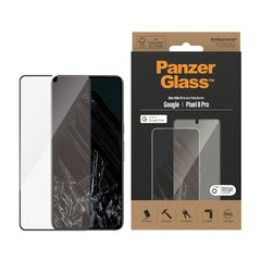 Google Pixel 8 Pro PanzerGlass Ultra Wide Fit Skærmbeskyttelse - Platinum Strength - Sort Kant
