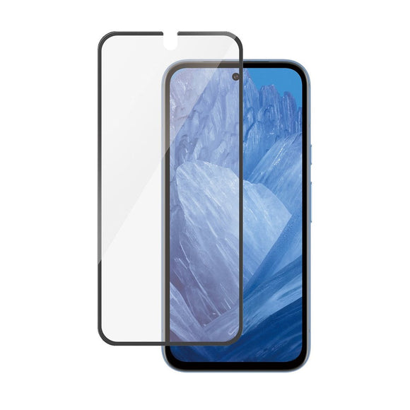 Google Pixel 8a PanzerGlass Ultra Wide Fit Skærmbeskyttelse - Platinum Strength - Sort Kant