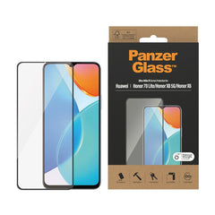 Honor 70 Lite PanzerGlass Ultra Wide Fit Skærmbeskyttelse - Platinum Strength - Sort Kant