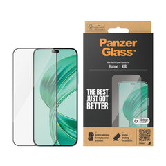 Honor X8b PanzerGlass Ultra Wide Fit Skærmbeskyttelse - Platinum Strength - Sort Kant