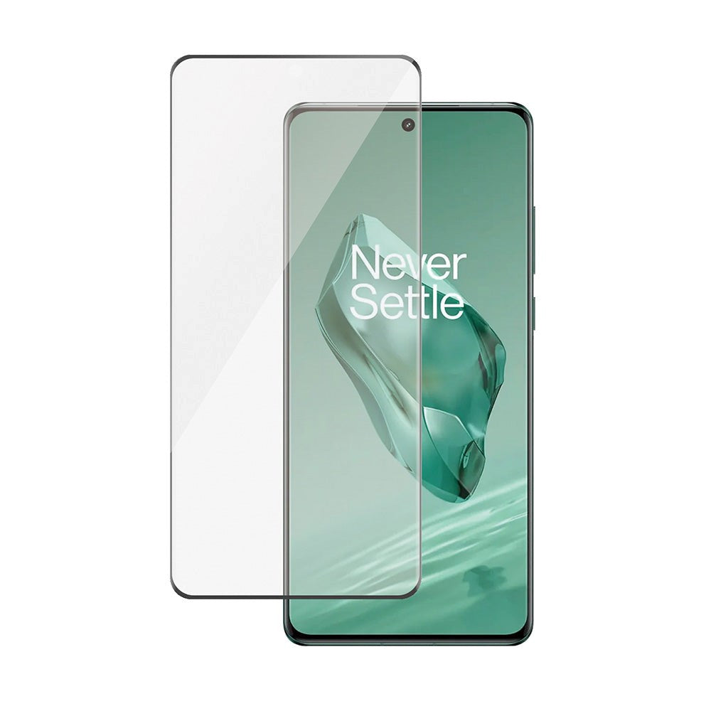 OnePlus 12 PanzerGlass Ultra Wide Fit Skærmbeskyttelse - Platinum Strength - Sort Kant