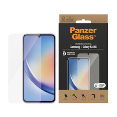 Samsung Galaxy A34 (5G) PanzerGlass Ultra Wide Fit Skærmbeskyttelse - Platinum Strength - Gennemsigtig