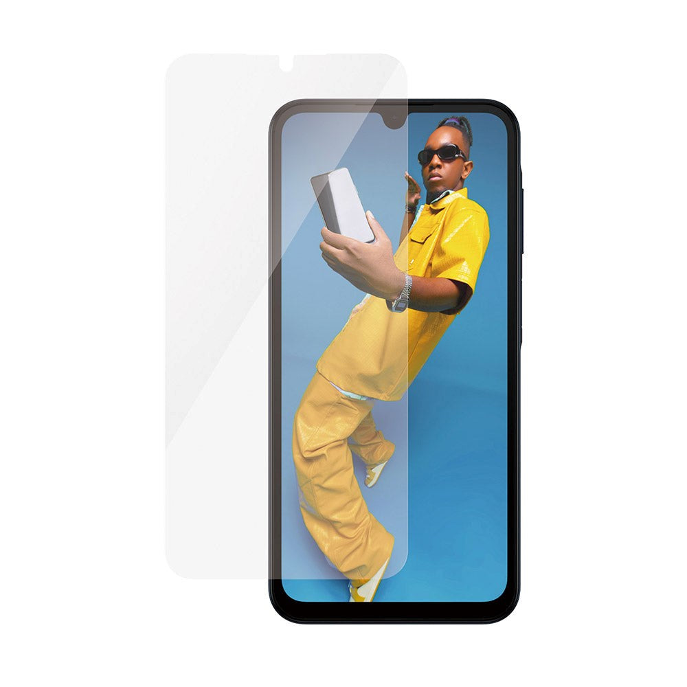 Samsung Galaxy A15 / A15 (5G) PanzerGlass Ultra Wide Fit Re:fresh Skærmbeskyttelse m. EasyAligner - Platinum Strength - Gennemsigtig