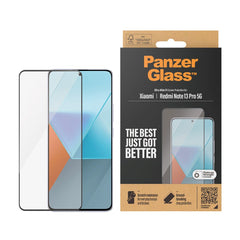 Xiaomi Redmi Note 13 Pro (5G) PanzerGlass Ultra Wide Fit Skærmbeskyttelse - Platinum Strength - Sort Kant