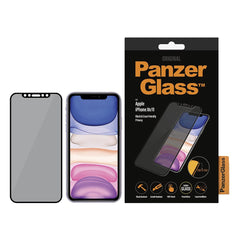 iPhone 11 / XR PanzerGlass Skærmbeskyttelse - Case Friendly - Privacy - Sort