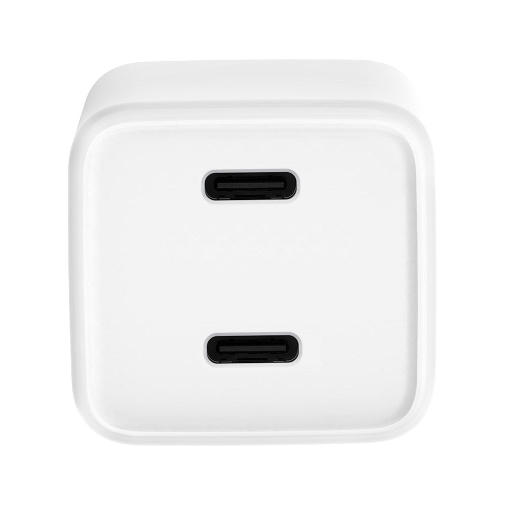 Xceed 65W GaN Vægoplader m. 2 x USB-C - Hvid