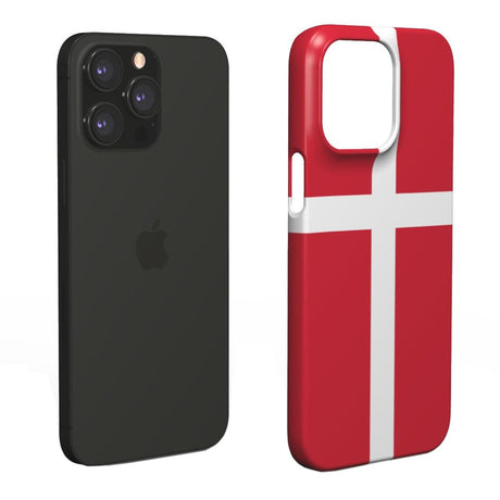 EIDERWOOD iPhone 12 Pro Hård Plastik Cover - Danmarks Flag