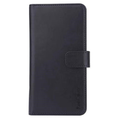 RadiCover Exclusive 2-in-1 - Ægte Læder Universal Cover XXL - 86% Strålingsbeskyttelse - Sort