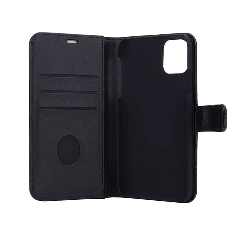 RadiCover iPhone 11 - Vegansk Læder Cover - 86% Strålingsbeskyttelse - Sort
