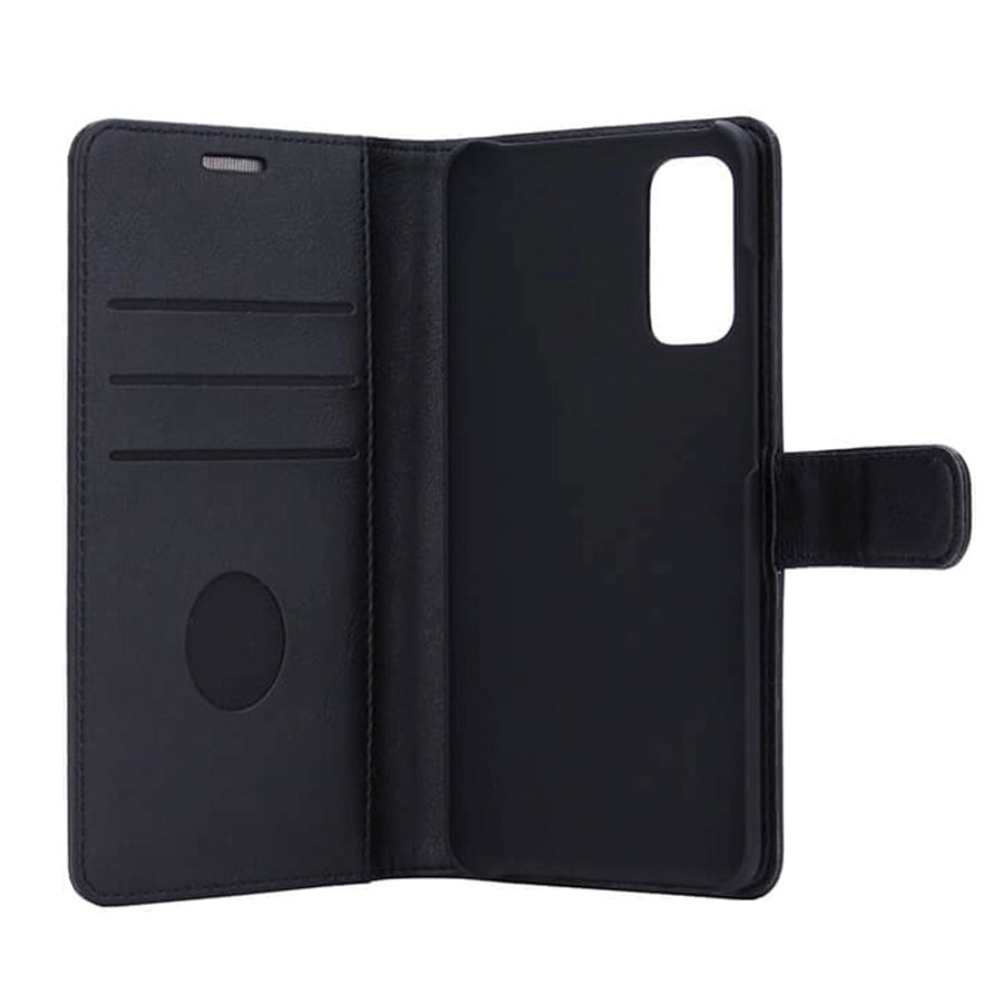 RadiCover Samsung Galaxy S20 - Vegansk Læder Cover - 86% Strålingsbeskyttelse - Sort