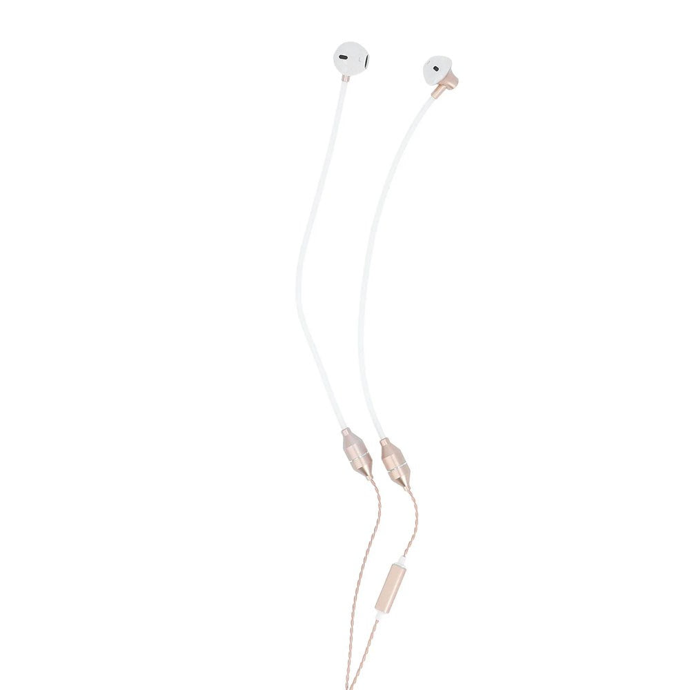 RadiCover Strålingsbeskyttet In-Ear Headset - Hvid / Rose Gold