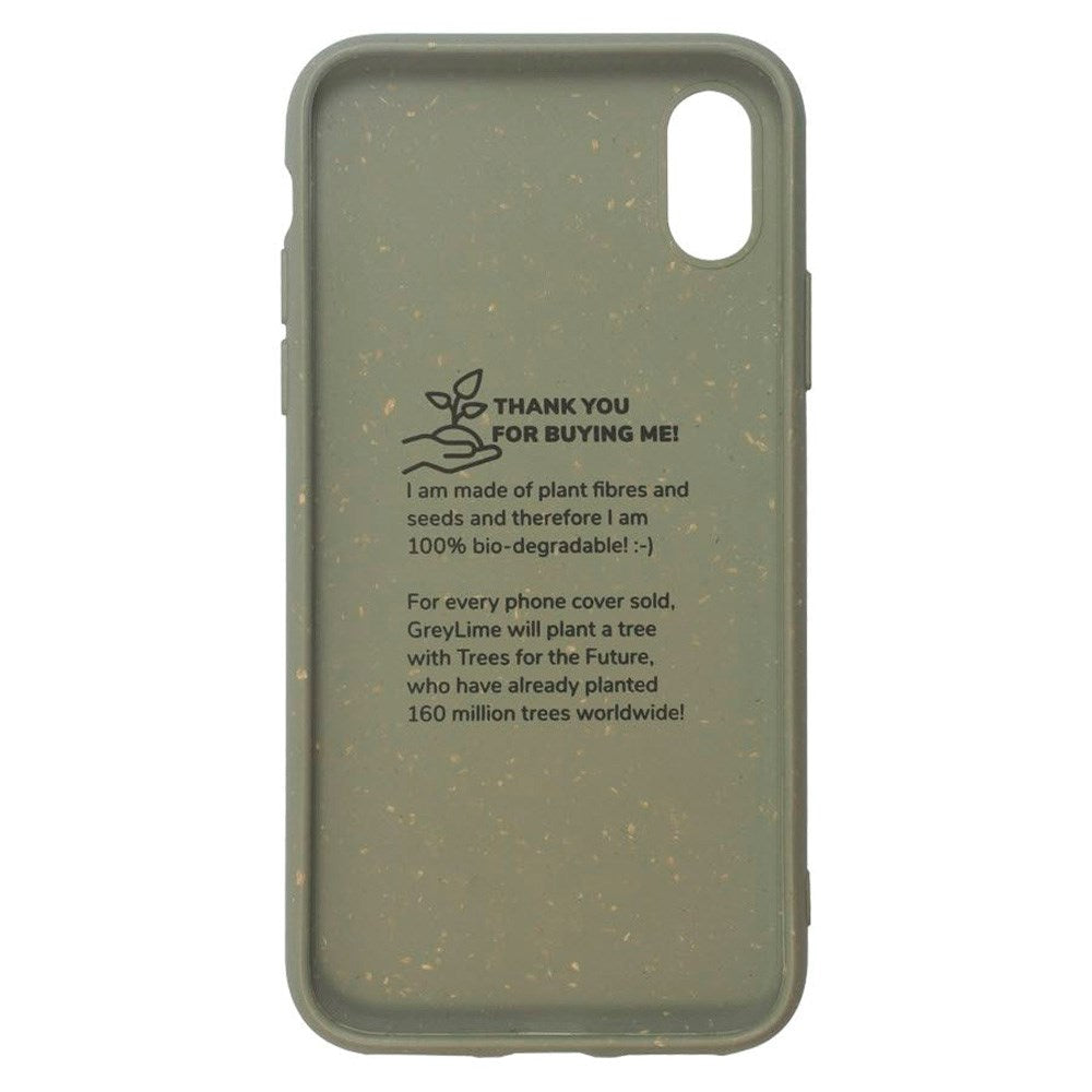 iPhone XR GreyLime 100% Plantebaseret Cover - Grøn - Køb et Cover & Plant et Træ