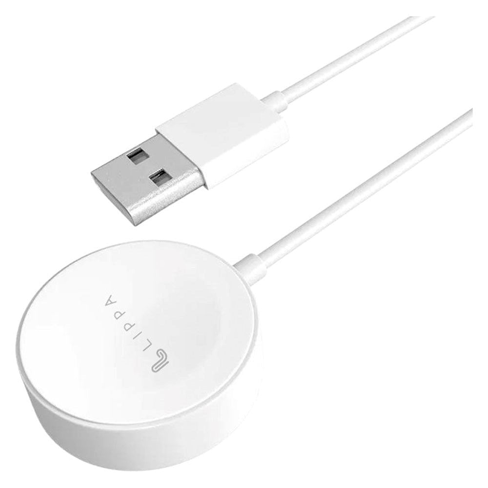 Lippa Apple Watch Magnetisk Trådløs Oplader - 5W - 1m. - Hvid