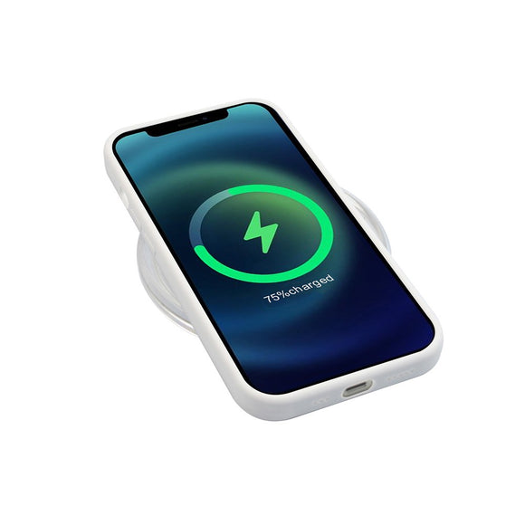 GreenMind iPhone 13 Pro Foret Silikone Cover - Hvid