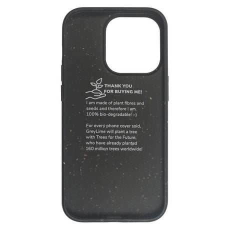 iPhone 14 Pro GreyLime 100% Plantebaseret Cover - Sort - Køb et Cover & Plant et træ