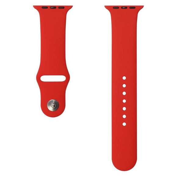 Apple Watch (38/40/SE/41/42mm) Lippa Silikone Urrem - Rød