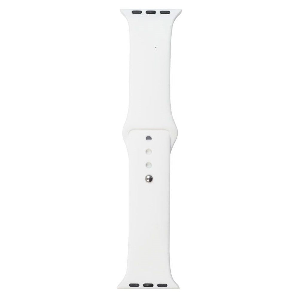 Apple Watch (42/44/SE/45/46/49mm) Lippa Silikone Urrem - Hvid