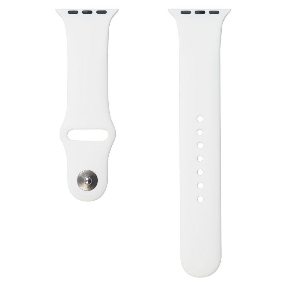 Apple Watch (42/44/SE/45/46/49mm) Lippa Silikone Urrem - Hvid