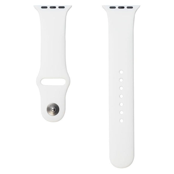 Apple Watch (42/44/SE/45/46/49mm) Lippa Silikone Urrem - Hvid