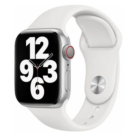 Apple Watch (42/44/SE/45/46/49mm) Lippa Silikone Urrem - Hvid