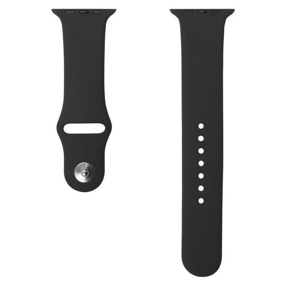 Apple Watch (42/44/SE/45/46/49mm) Lippa Silikone Urrem - Mørkegrå