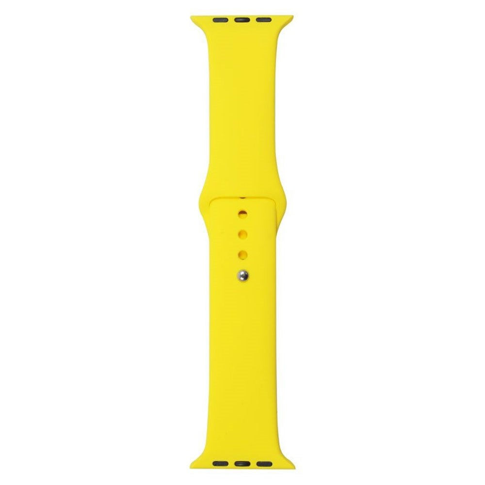 Apple Watch (42/44/SE/45/46/49mm) Lippa Silikone Urrem - Gul