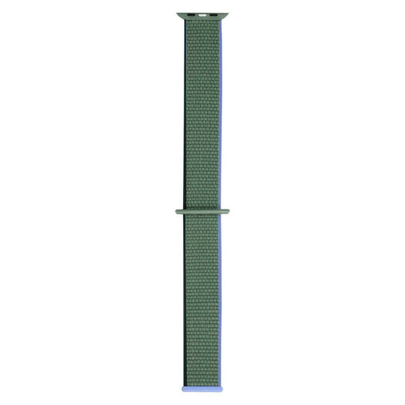 Apple Watch (38/40/SE/41/42mm) Lippa Nylon Rem - Mørkegrøn