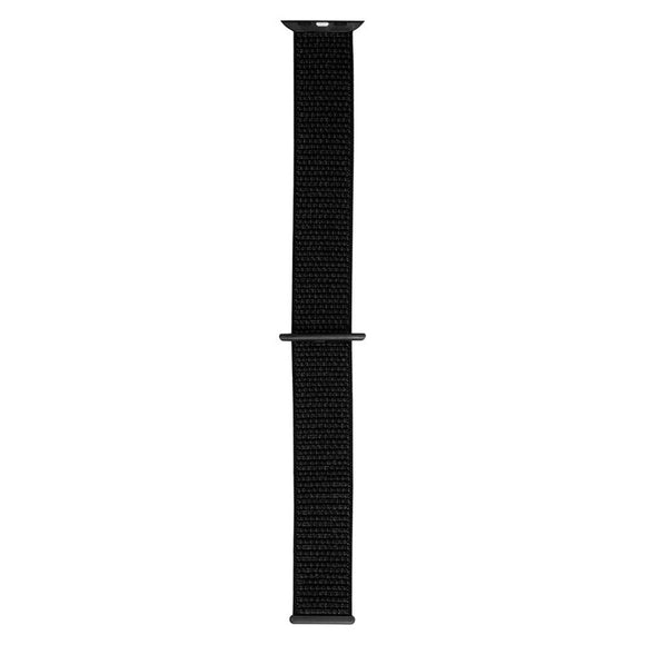 Apple Watch (38/40/SE/41/42mm) Lippa Nylon Rem - Kulsort