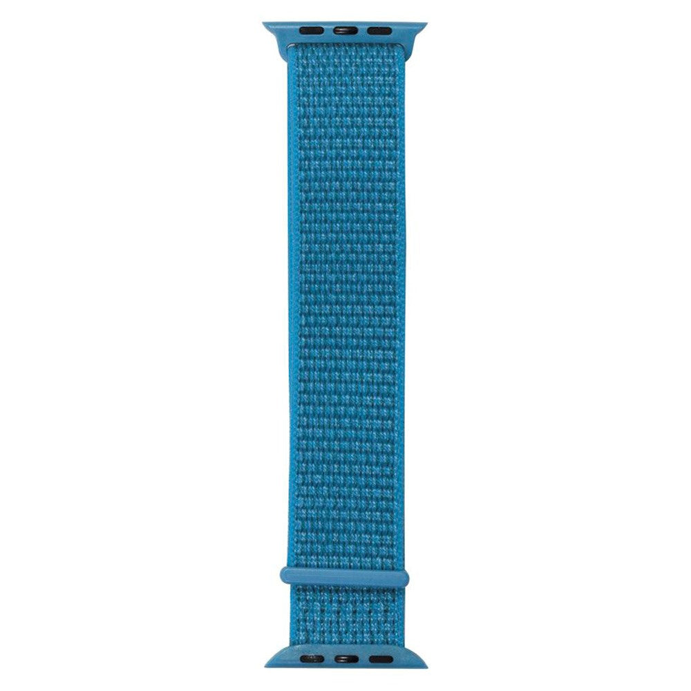 Apple Watch (38/40/SE/41/42mm) Lippa Nylon Rem - Lyseblå