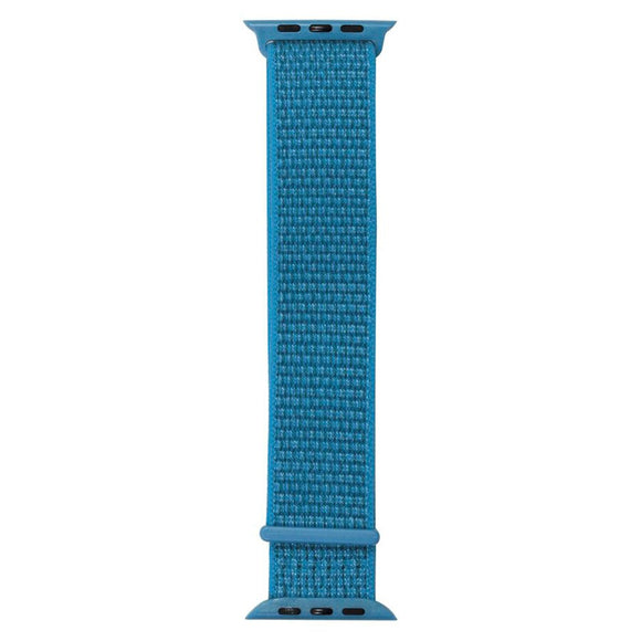 Apple Watch (38/40/SE/41/42mm) Lippa Nylon Rem - Lyseblå