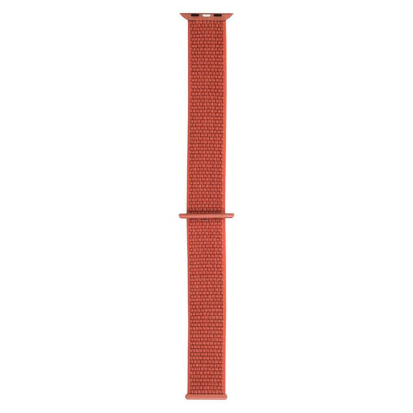 Apple Watch (38/40/SE/41/42mm) Lippa Nylon Rem - Rustrød