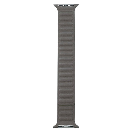 Apple Watch (38/40/SE/41/42mm) Lippa Magnetisk Finewoven Rem - Grå / Taupe