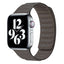 Apple Watch (38/40/SE/41/42mm) Lippa Magnetisk Finewoven Rem - Grå / Taupe