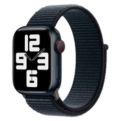Apple Watch (42/44/SE/45/46/49mm) Lippa Nylon Rem - Mørkeblå