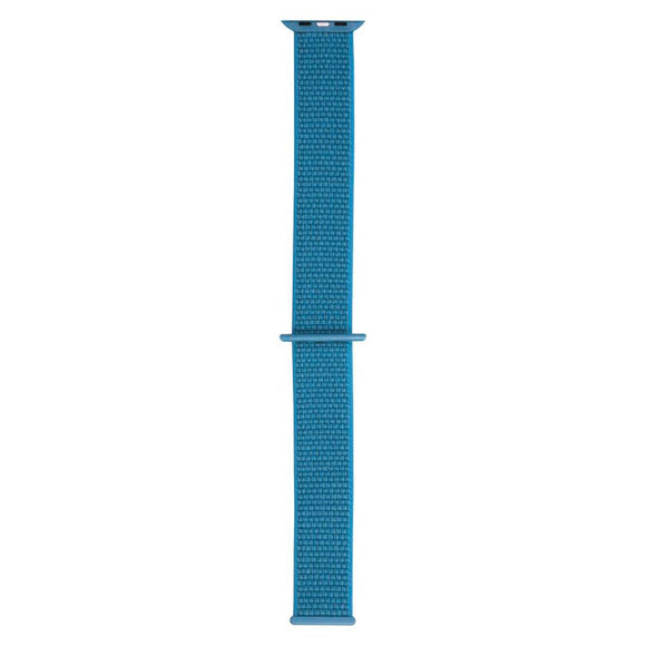 Apple Watch (42/44/SE/45/46/49mm) Lippa Nylon Rem - Lyseblå