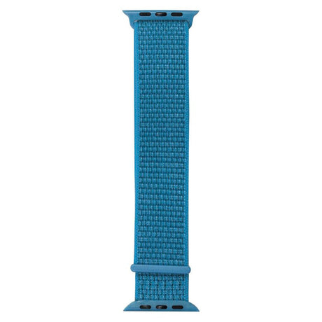 Apple Watch (42/44/SE/45/46/49mm) Lippa Nylon Rem - Lyseblå