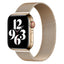 Apple Watch (42/44/SE/45/46/49mm) Lippa Magnetisk Rustfri Stål Rem - Guld