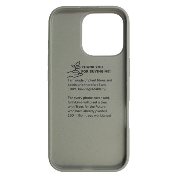 iPhone 16 Pro GreyLime 100% Bionedbrydeligt Cover - Grøn - Køb et Cover & Plant et træ