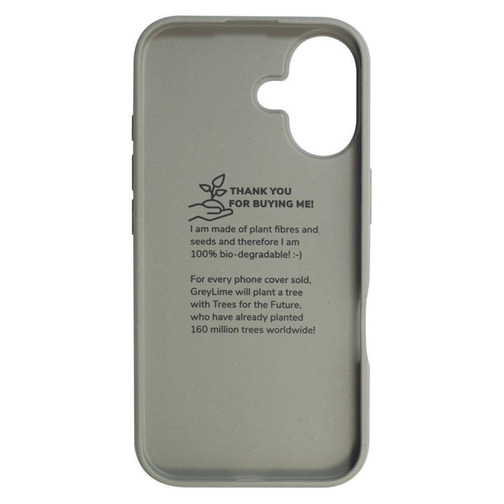 iPhone 16 GreyLime 100% Bionedbrydeligt Cover - Grøn - Køb et Cover & Plant et træ