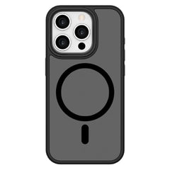 iPhone 15 Pro Lippa Hybrid Plastik Cover - MagSafe Kompatibel - Mat / Sort