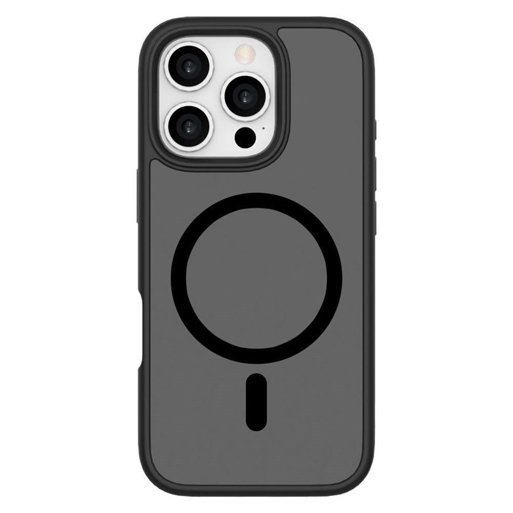 iPhone 16 Pro Lippa Hybrid Plastik Cover - MagSafe Kompatibel - Mat / Sort