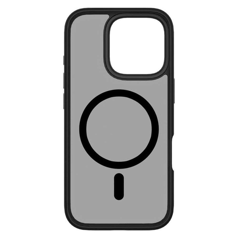 iPhone 16 Pro Lippa Hybrid Plastik Cover - MagSafe Kompatibel - Mat / Sort