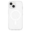 iPhone 15 Lippa Hybrid Plastik Cover - MagSafe Kompatibel - Gennemsigtig / Hvid