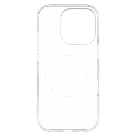 iPhone 16 Pro Lippa Hybrid Plastik Cover - MagSafe Kompatibel - Gennemsigtig / Hvid
